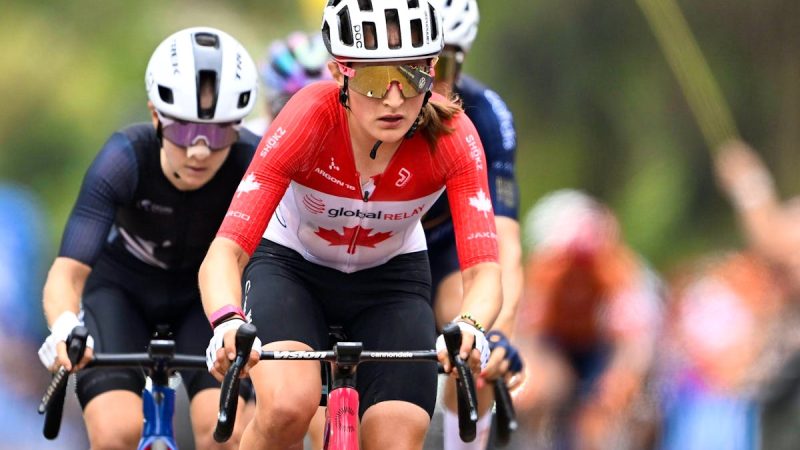 Vallières crée la surprise au Mondial féminin sur route face aux favorites