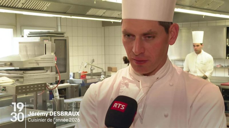 Jérémy Desbraux élu cuisinier de l’année 2026 par le Gault&Millau Suisse