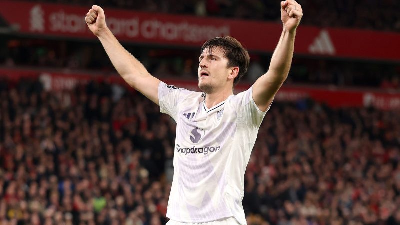Football : Harry Maguire héros à Anfield Road pour Manchester United, ovation au vestiaire et impact sur sa réputation