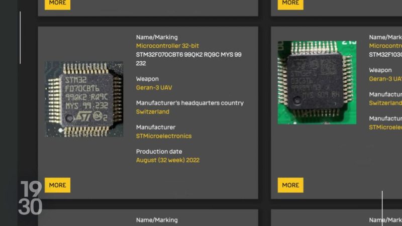 Suisse: composants électroniques civils dans l’armement russe et enjeux du contrôle des exportations