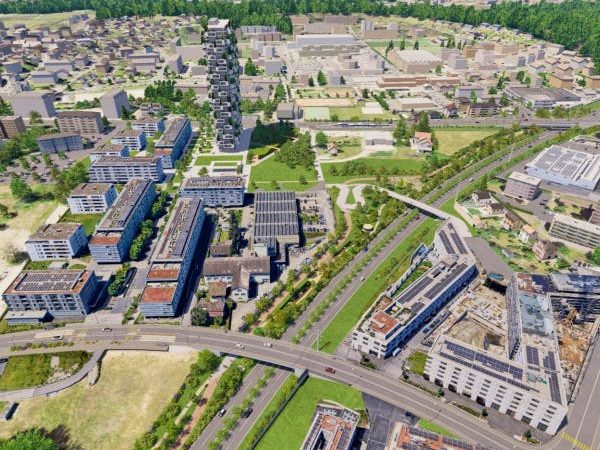 Lausanne-Sud : l’A1 pourrait être réaménagée en parc linéaire avec de nouveaux accès et espaces publics