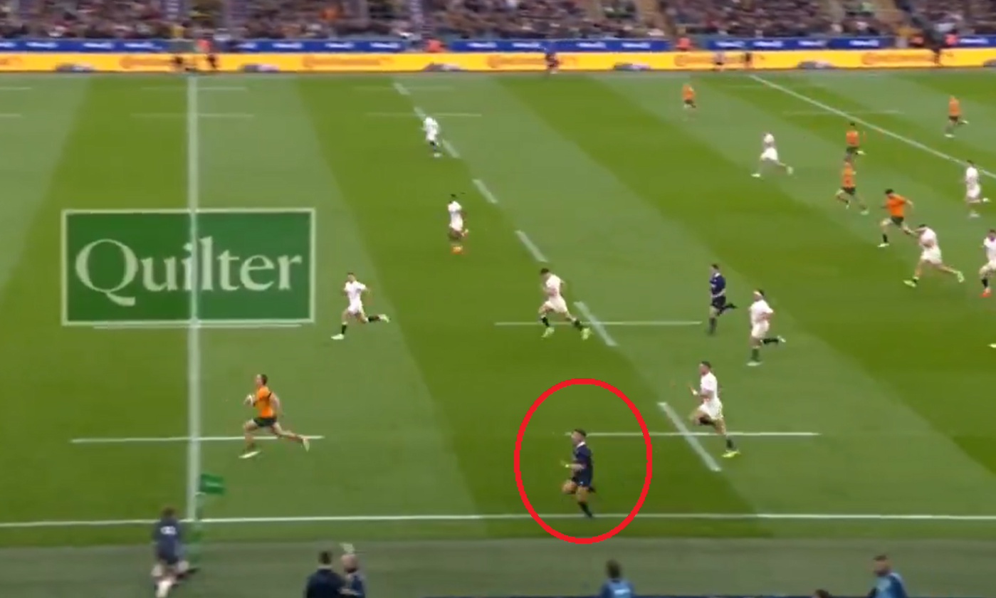 Rugby à Twickenham: Craig Evans, arbitre gallois, attire l’attention lors du test Angleterre–Australie – Autumn Nations Series 2025