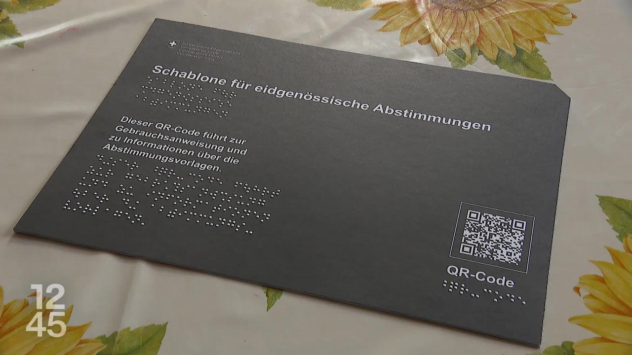 Vote accessible en Suisse : Zurich teste un bulletin adapté pour les personnes malvoyantes