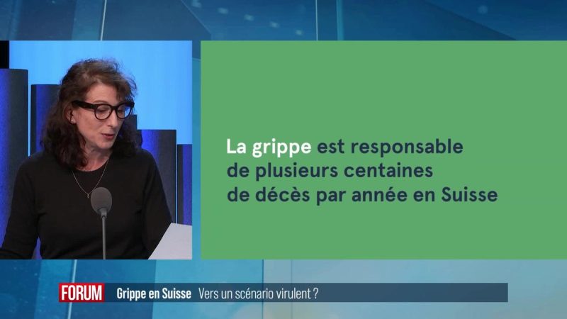 Grippe en hausse en Suisse : un pic attendu autour des fêtes selon l’OFSP