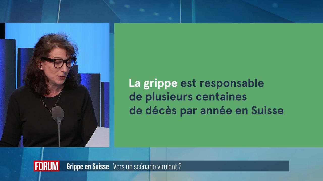 Grippe en hausse en Suisse : un pic attendu autour des fêtes selon l’OFSP