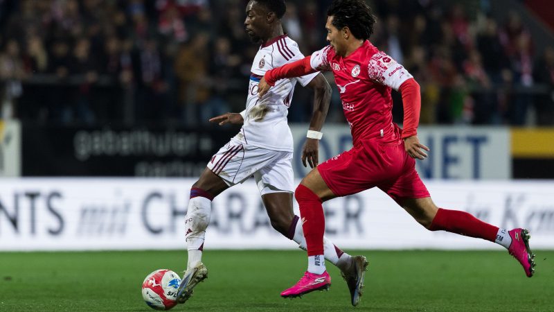 Winterthour s’impose 4-2 face à Servette après une première mi-temps maîtrisée par les Genevois